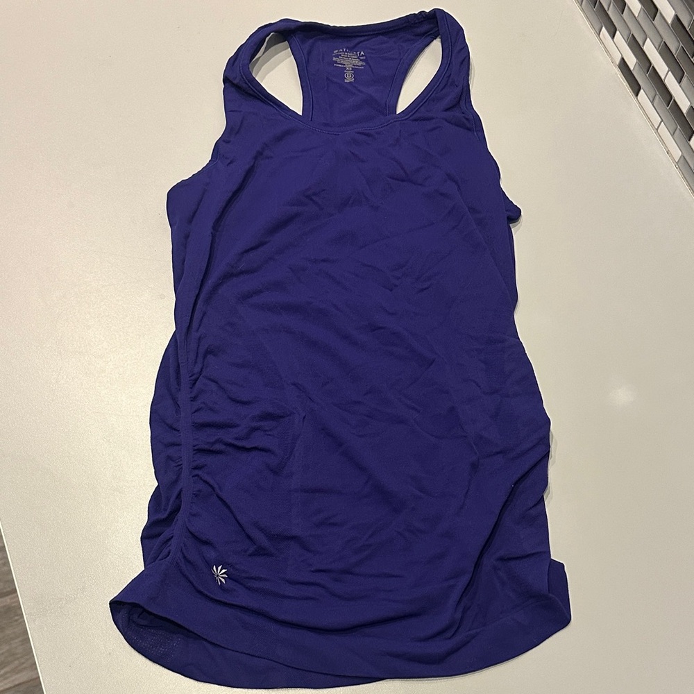Athleta XS Purple Racerback Tank Top